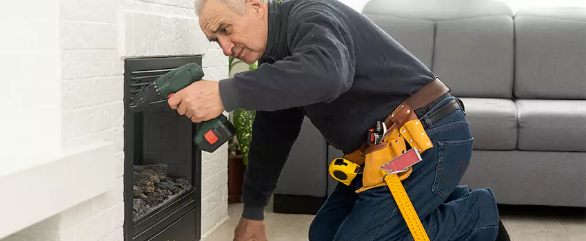 New Indoor Fireplace Installation in Rocky River, Ohio