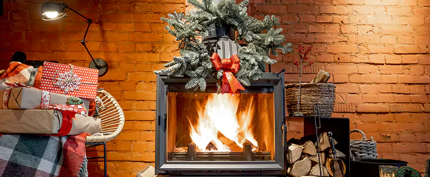 Travis Industries Linear Gas Fireplace Installation in Rocky River, Ohio