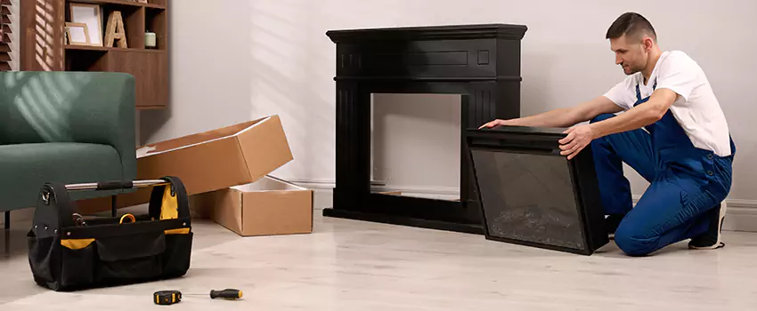 Old Rusted Metal Fireplace Repair And Replacement in Rocky River, OH