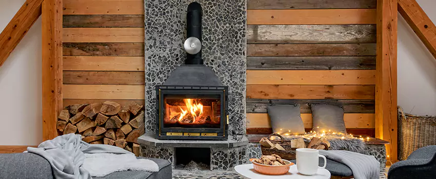 Thelin Hearth Products Direct Vent Gas Stove Fireplace Inspection in Rocky River, Ohio